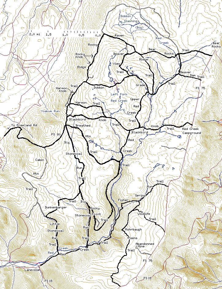 Dolly Sods Topo Map Our Dolly Sods Mapping Project: The Whole Sods